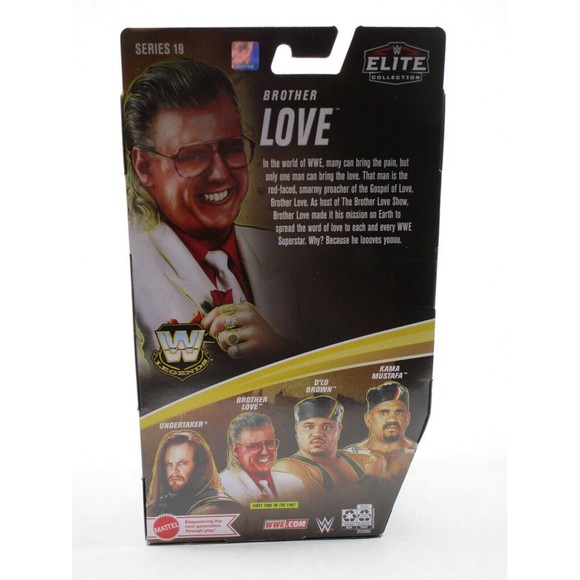 WWE Legends Elite Collection Series 19 Brother Love Action Figure New in Box NIB - Picture 4 of 4